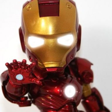 IRON MAN TOY Voice control operated switch LED light