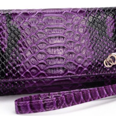 Samsung Galaxy S3 i9300 Purple Crocodile Fashion Wallet