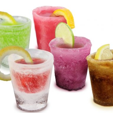 Freeze Ice Shot Glasses Frozen ice moulds x 12 Pack