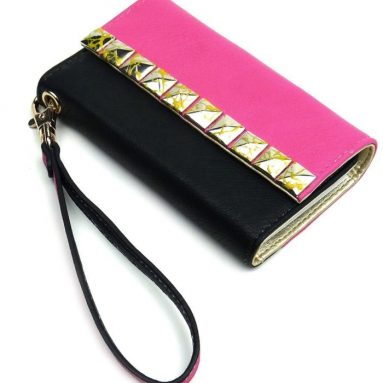 Pink Wallet Case for iPhone 5