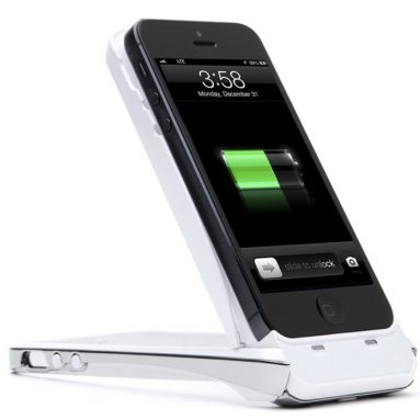 PowerStand iPhone 5S,5 Rechargeable Extended Battery Kickstand Case