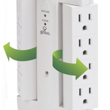 8-Outlet Swivel Surge Tap with LED Indicator Lights