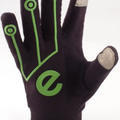 SPORT Black/Green (S) Touchscreen Gloves