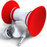 Red Simple Sucker Smartphone Mount