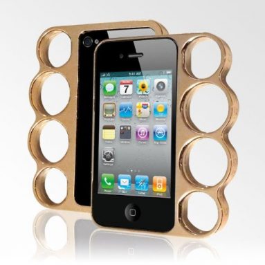 Gold/Copper Knuckle Case for iPhone4 & 4S