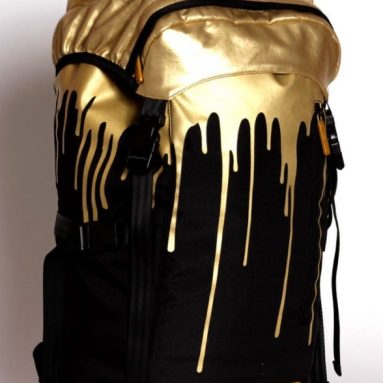 Gold Drips Top Loader Backpack