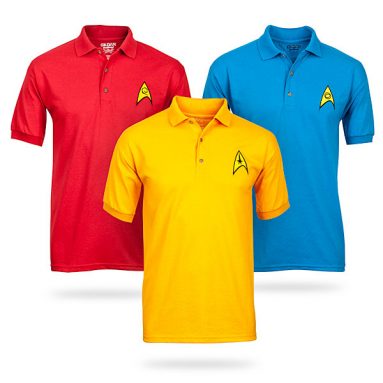 Star Trek Uniform Polos