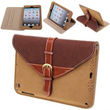 Brown Case Smart Cover Stand for iPad 2, 3 & 4