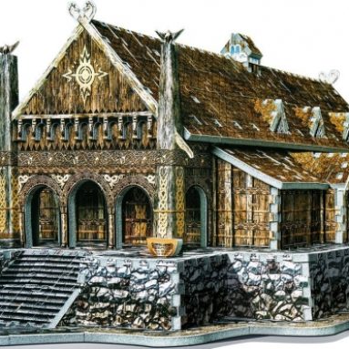 Edoras Golden Hall (Lord of the Rings) 3D Puzzle