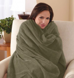 Microplush Electric Heated Warming Heating Blanket