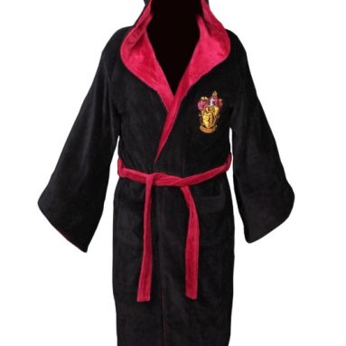 Harry Potter Gryffindor Cotton Hooded Bathrobe