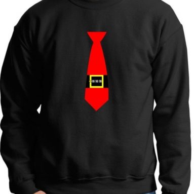 Santa Claus Neck Tie Sweatshirt