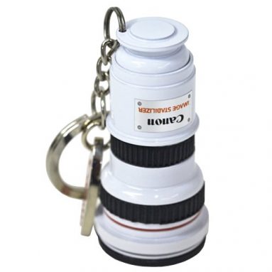 Canon OIS Lens LED Flashlight Keychain