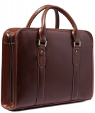 Real Cow Leather Men’s Business Messenger Briefcase