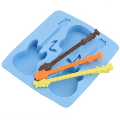 Guitar Shaped Ice Cube Mold