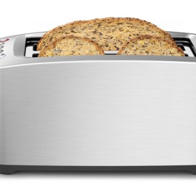 Die-Cast 4-Slice Long Slot Smart Toaster