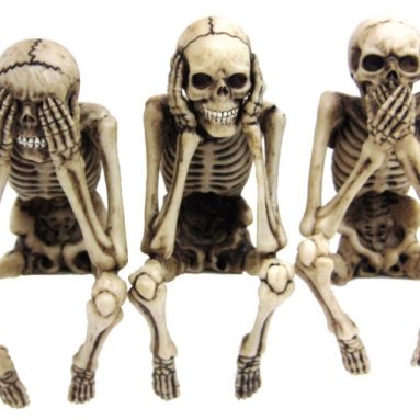 3 Skeleton Computer Toppers