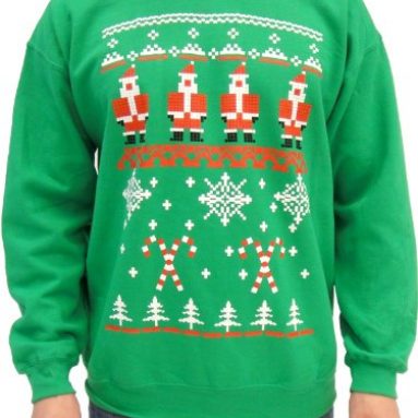 Snowflake and Candy Cane Sweatshirt