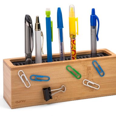 Pen Zen Bamboo Desk Organizer