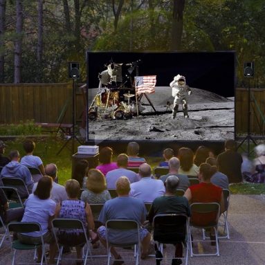 12-Foot Backyard Theater System w Optoma 720p Projector+WiFi