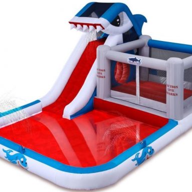 Shark Park Inflatable Water Park Bouncer