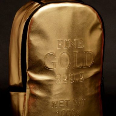 Gold Brick Laptop Backpack