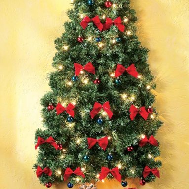 Lighted Christmas Wall Tree