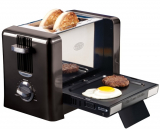 Nostalgia Electrics Flip-Down Breakfast Toaster
