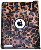 Degrees Rotating Leopard Magnetic Case O for Apple IPad 2