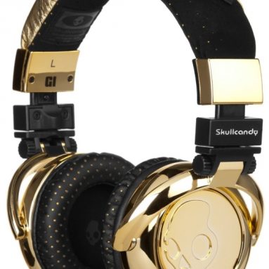 Gold Skullcandy G.I. Stereo Headphones