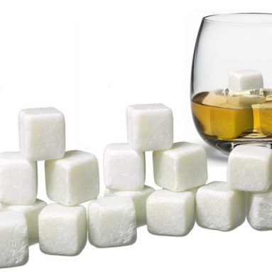 White Whisky Chilling Rocks