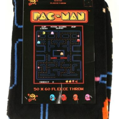 Pac-Man Micro Raschel Fleece Throw Blanket