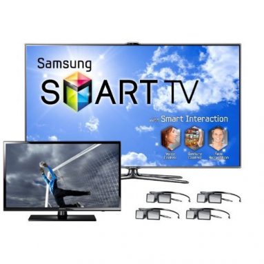 Samsung 46″ 240Hz 1080p LED 3D HDTV Bundle