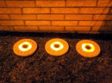 Solar Powered Lighted Stepping Stone