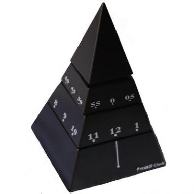 Pyramid Wall Clock