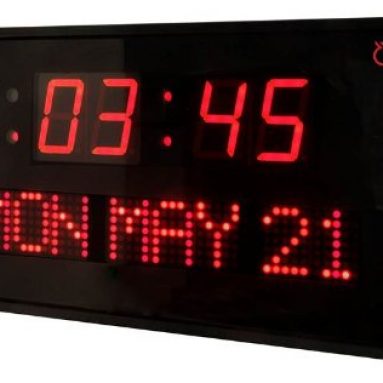 Big Digital LED Calendar Clock