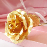 24K 6-Inch Gold Foil Rose