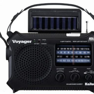 Solar/Dynamo AM/FM/SW NOAA Weather Radio