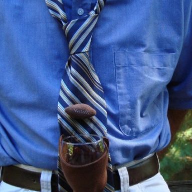 Wine Tasting Hands Free Vintage Neck Tie Necktie