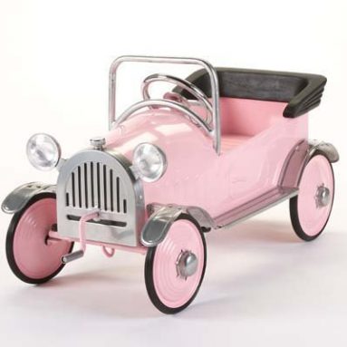 Pretty Pink Princess Pedal Car