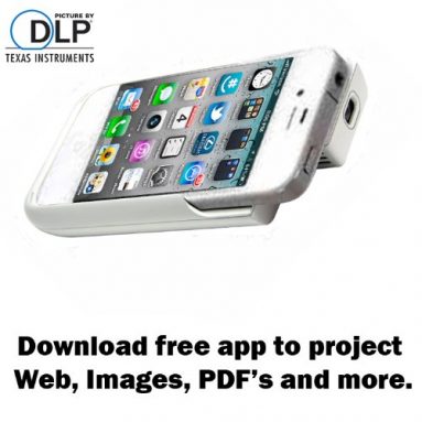 Iphone 4 4s DLP Pocket Projector