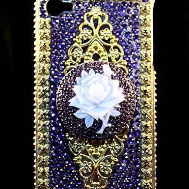 iPhone 5 Swarovski Crystal Bling Diamante Case Cover