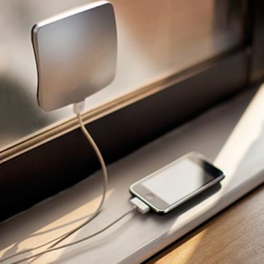 Solar charging window