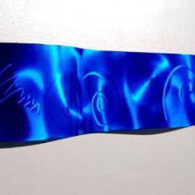 “Blue Wave” Metal Wall Art