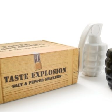 Grenade Salt and Pepper Shakers