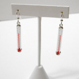 Jewelry with thermometers
