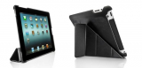 Pong New iPad WiFi + 4G 5-positions Leather-like Black Case