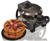 Ice Metal Collection Belgian Style Flip Waffle Maker