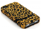 Leopard Cheetah Bling Rhinestone Case iPhone 4 4S