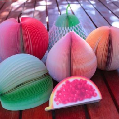 3D Fruit Paper Memo Pad